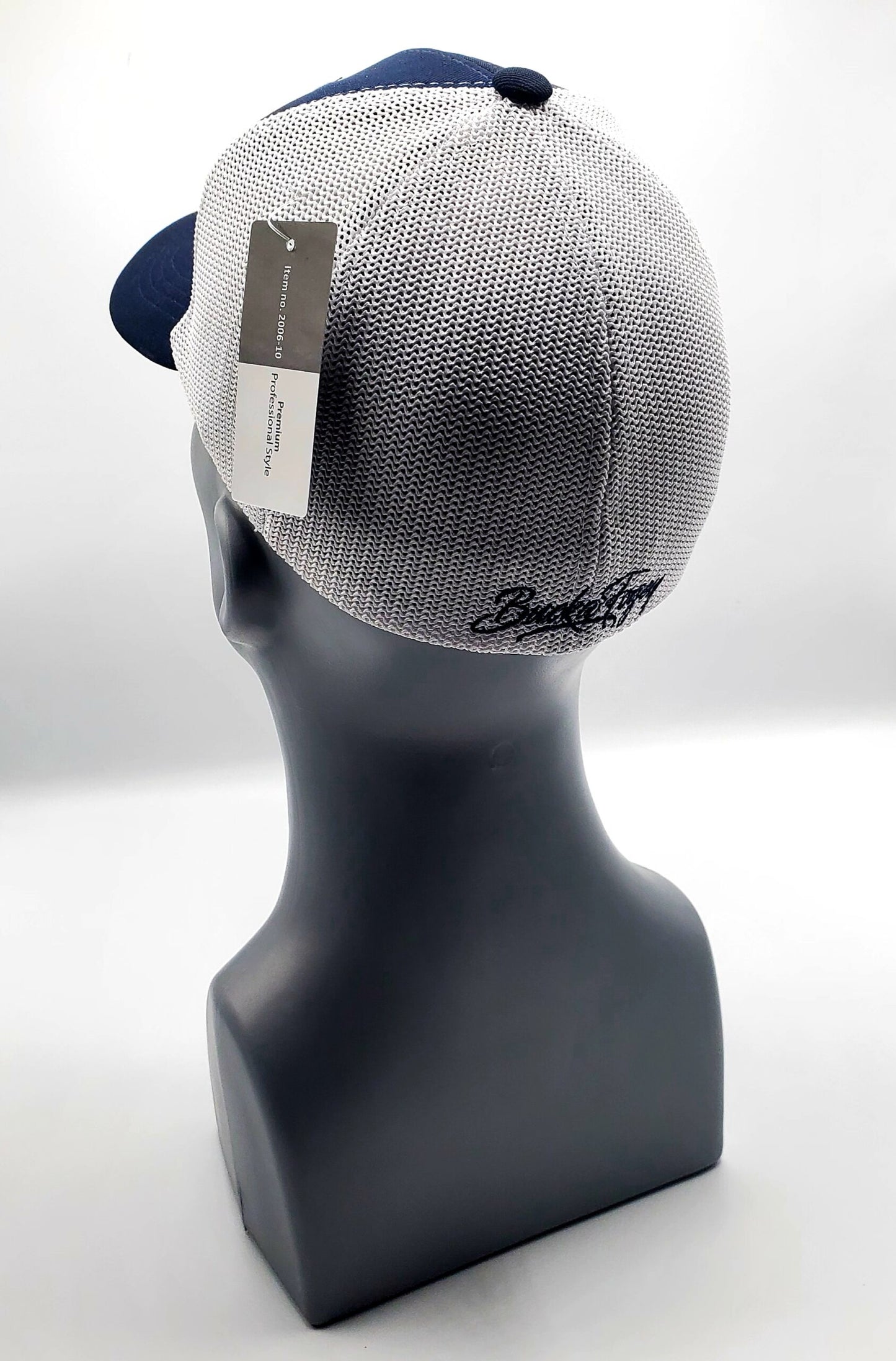Navy with White on White Mesh image 1