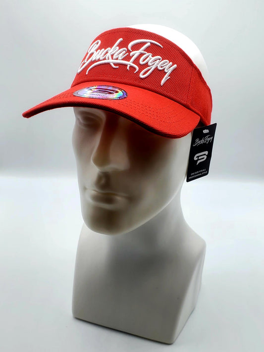 Fire Brick Red and White Series Visor image 0