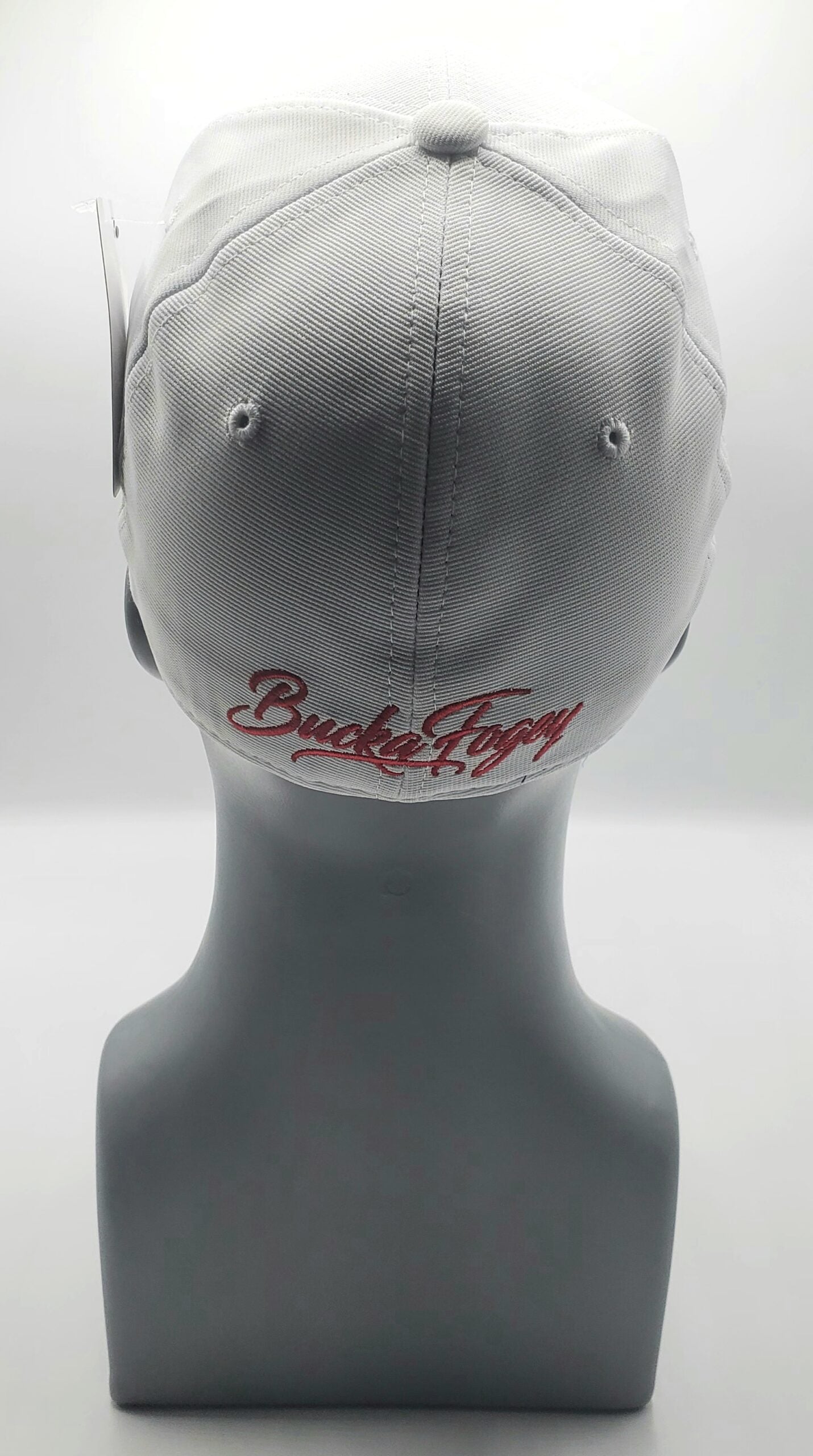 WHITE WITH FIERY RED 2K22 FITTED image 1