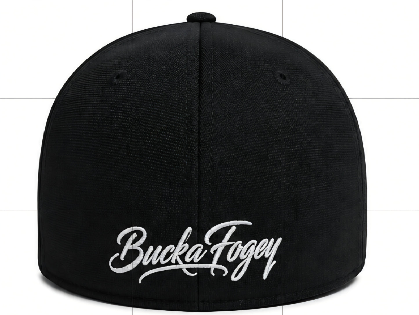 Black Birdie Fitted Golf Hat