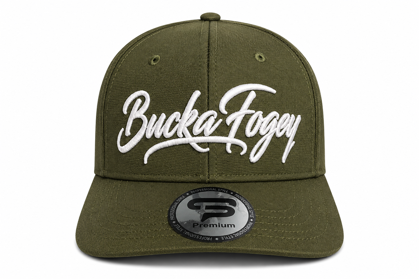 Olive Eagle Snapback Hat