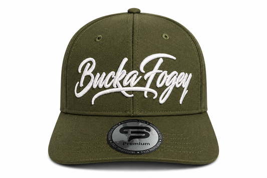 Olive Eagle Snapback Hat