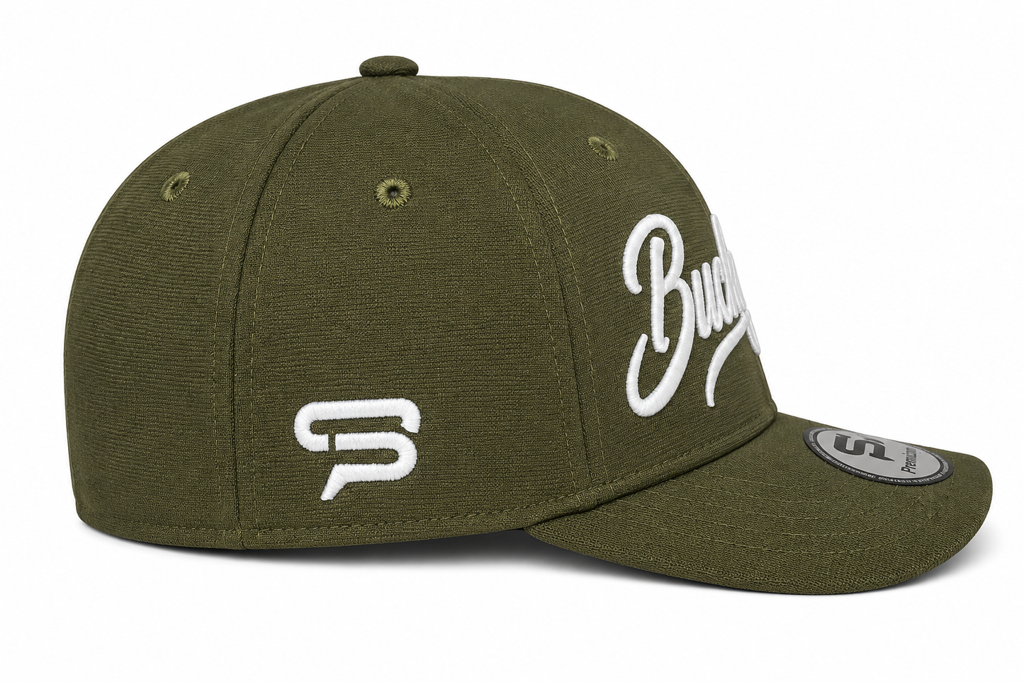 Olive Eagle Snapback Hat