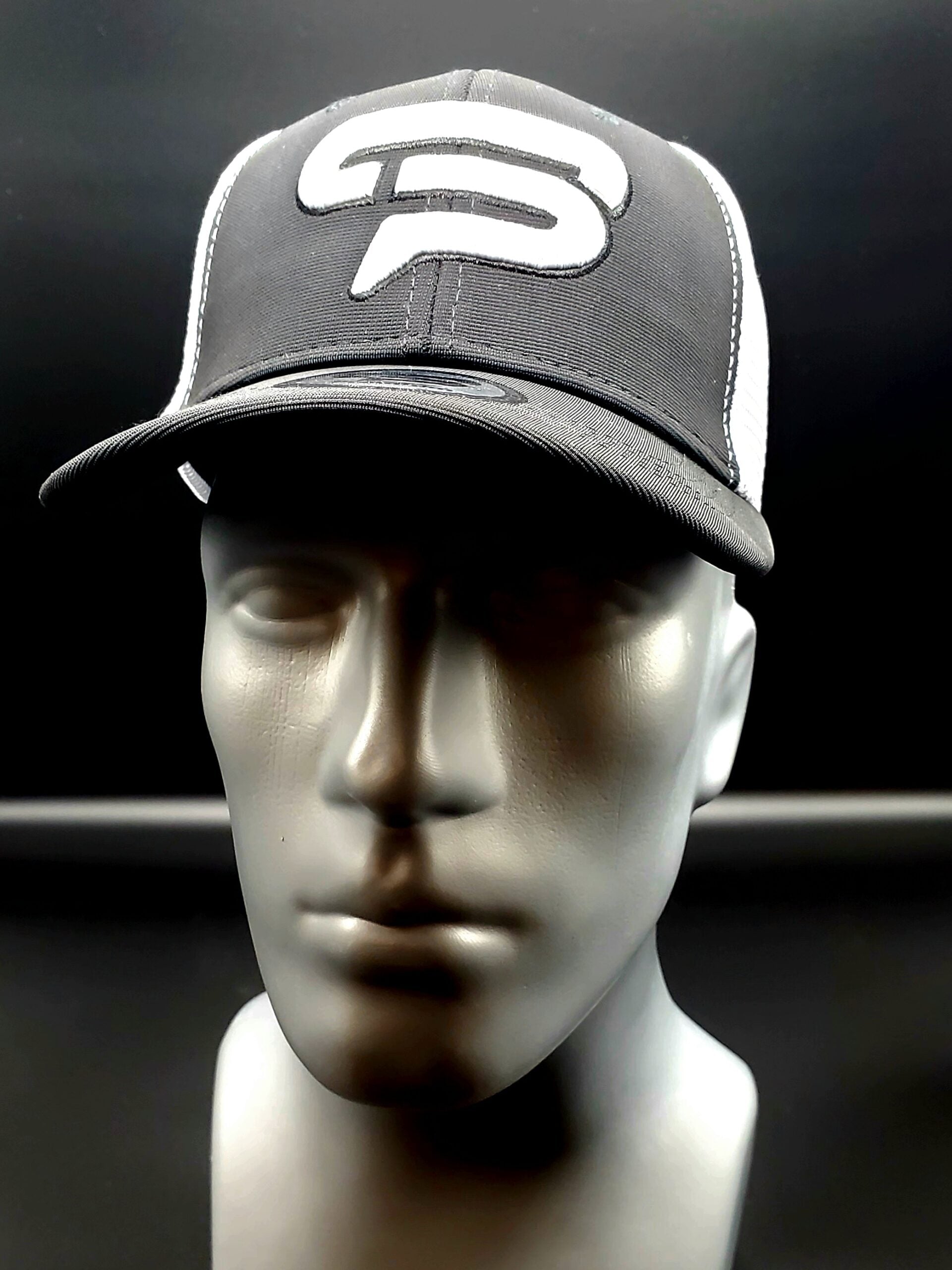 Black and White Classic Mesh Fitted image 0
