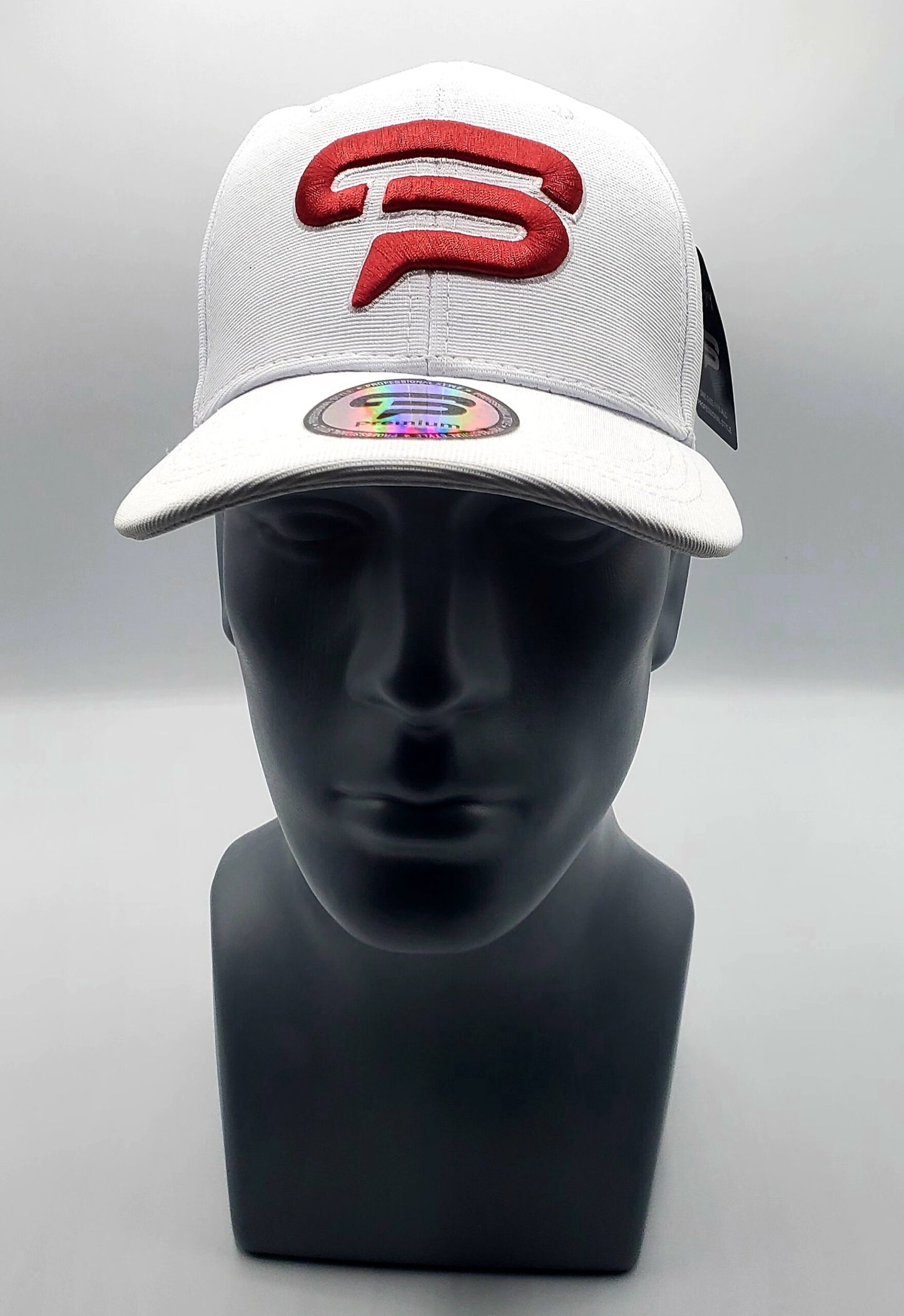 WHITE WITH FIERY RED 2K22 FITTED image 0