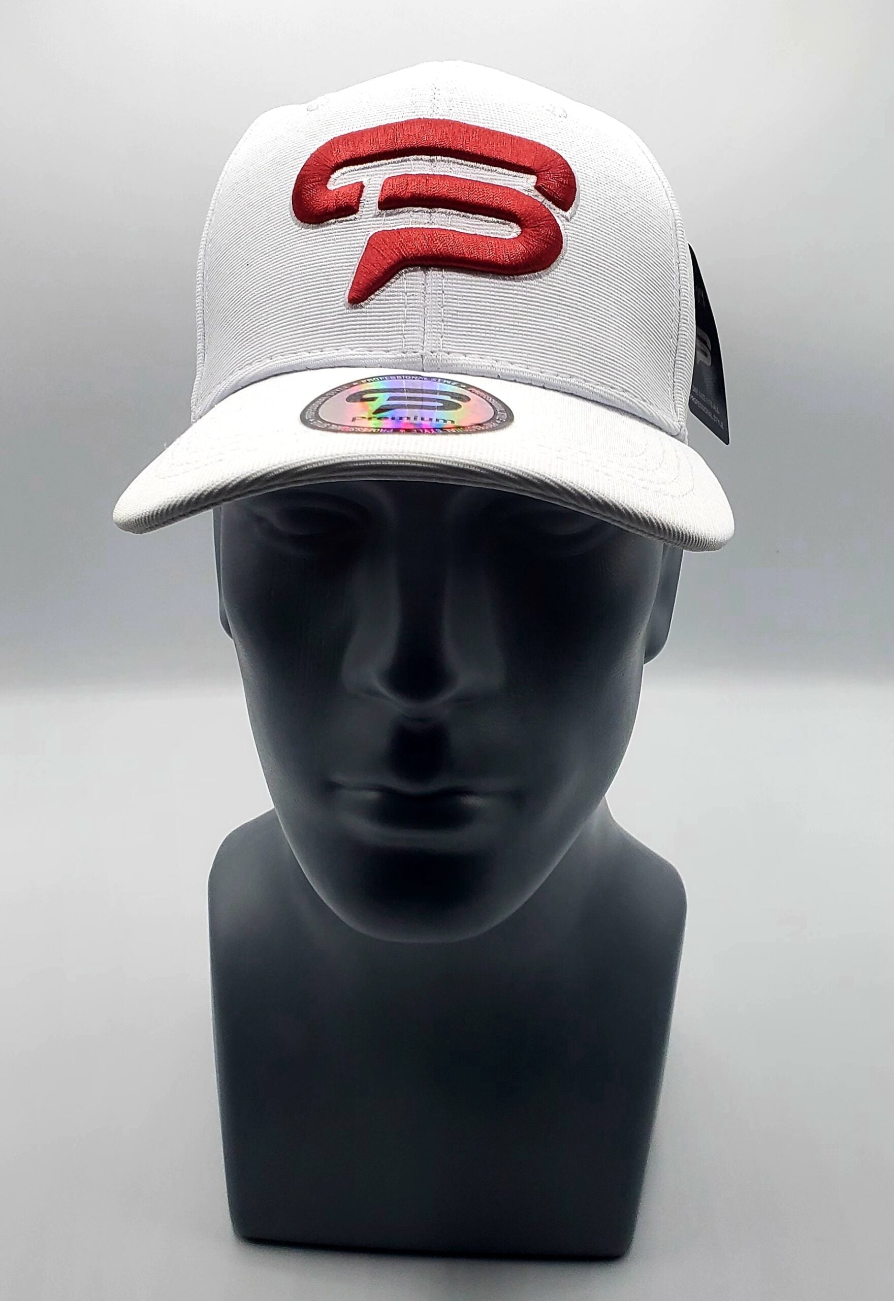 WHITE WITH FIERY RED 2K22 FITTED image 0