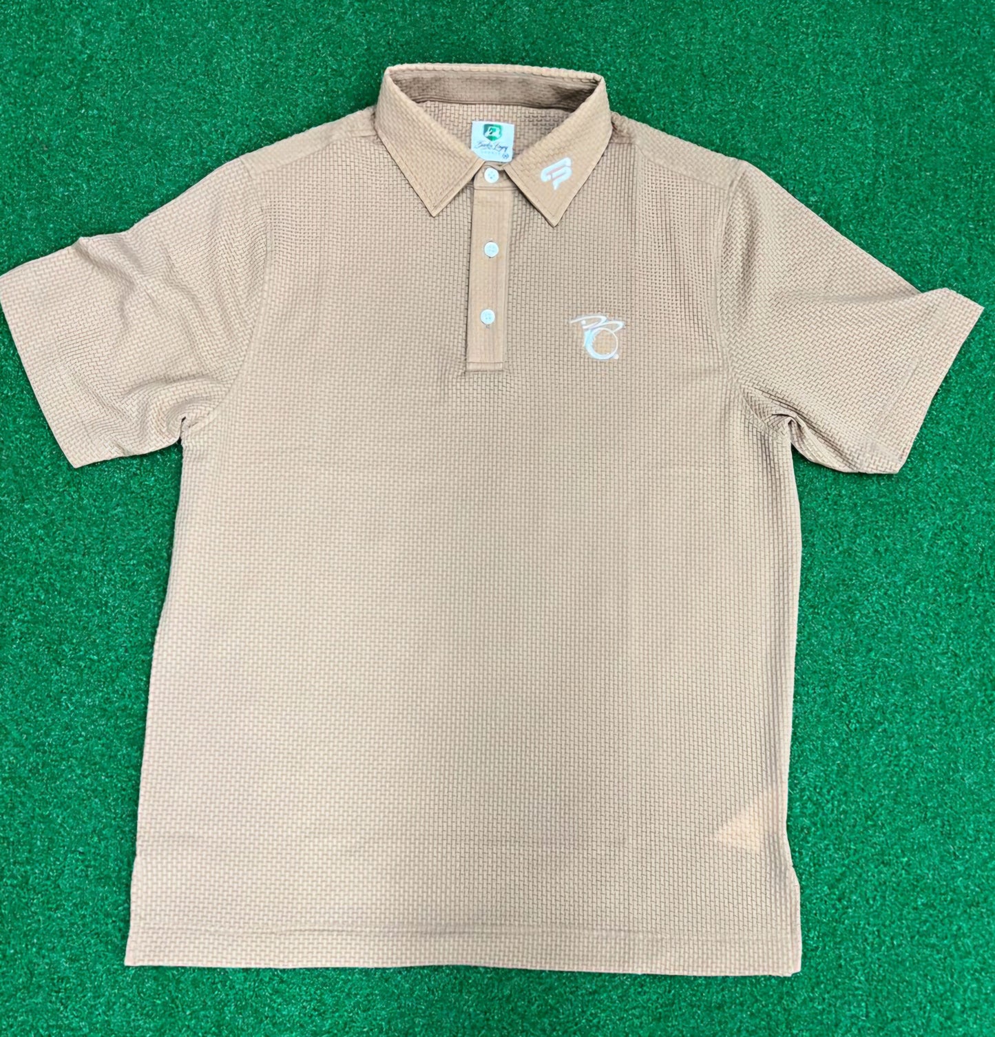 BFS 2025 Mancation Inspired Polo Collection: BOGEY FREE BEIGE image 1