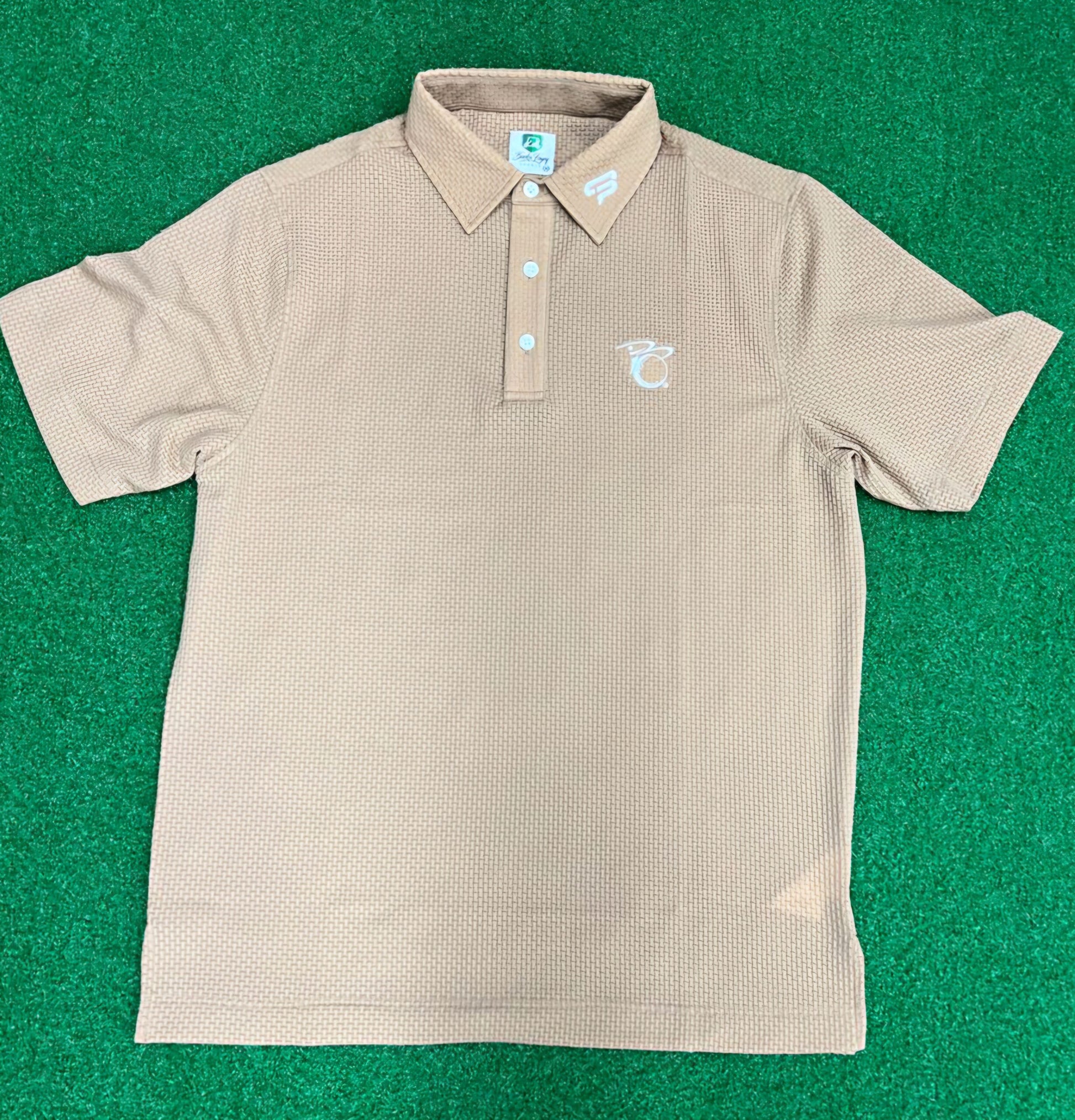 BFS 2025 Mancation Inspired Polo Collection: BOGEY FREE BEIGE image 1
