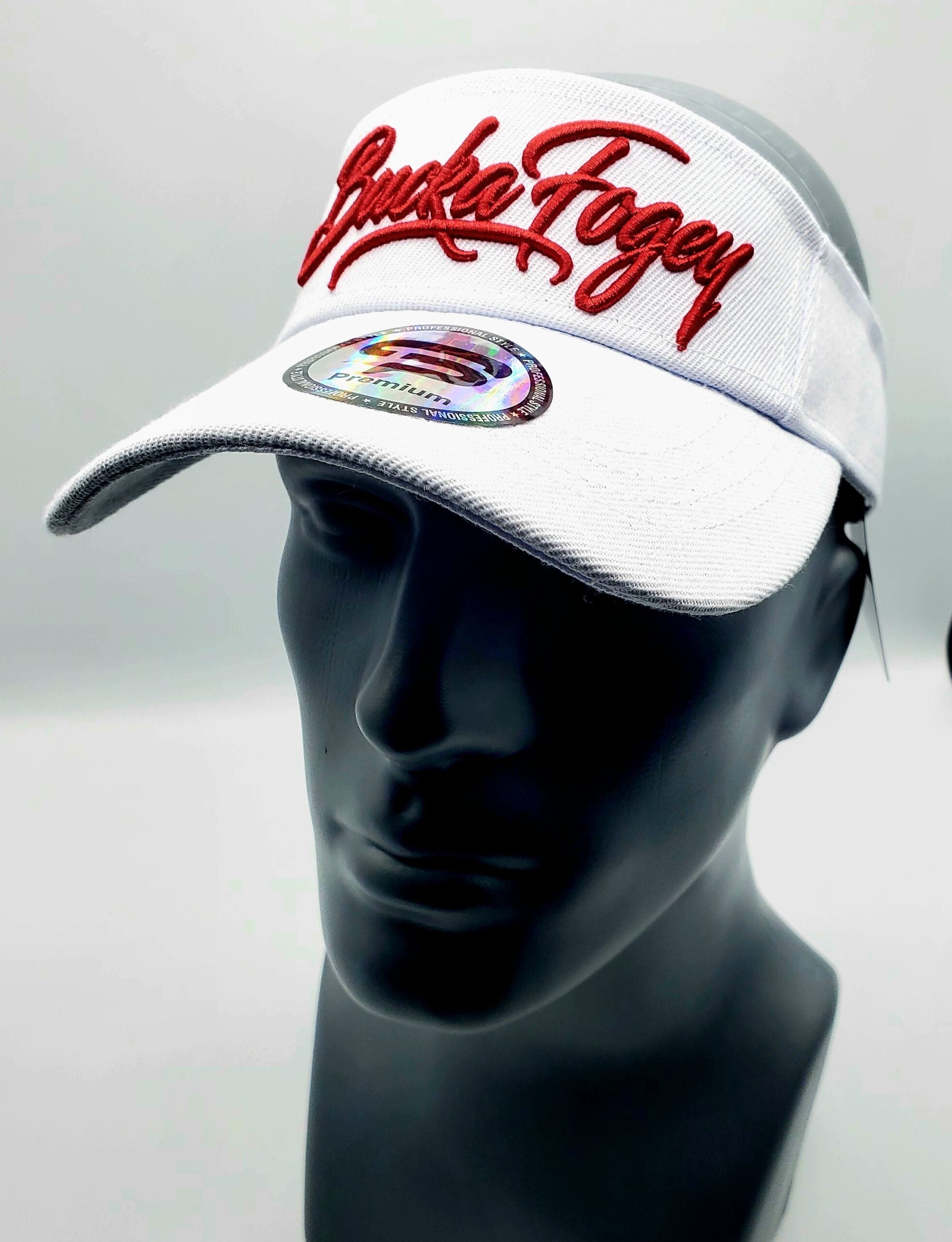 Candy Apple Red and White Visor image 0