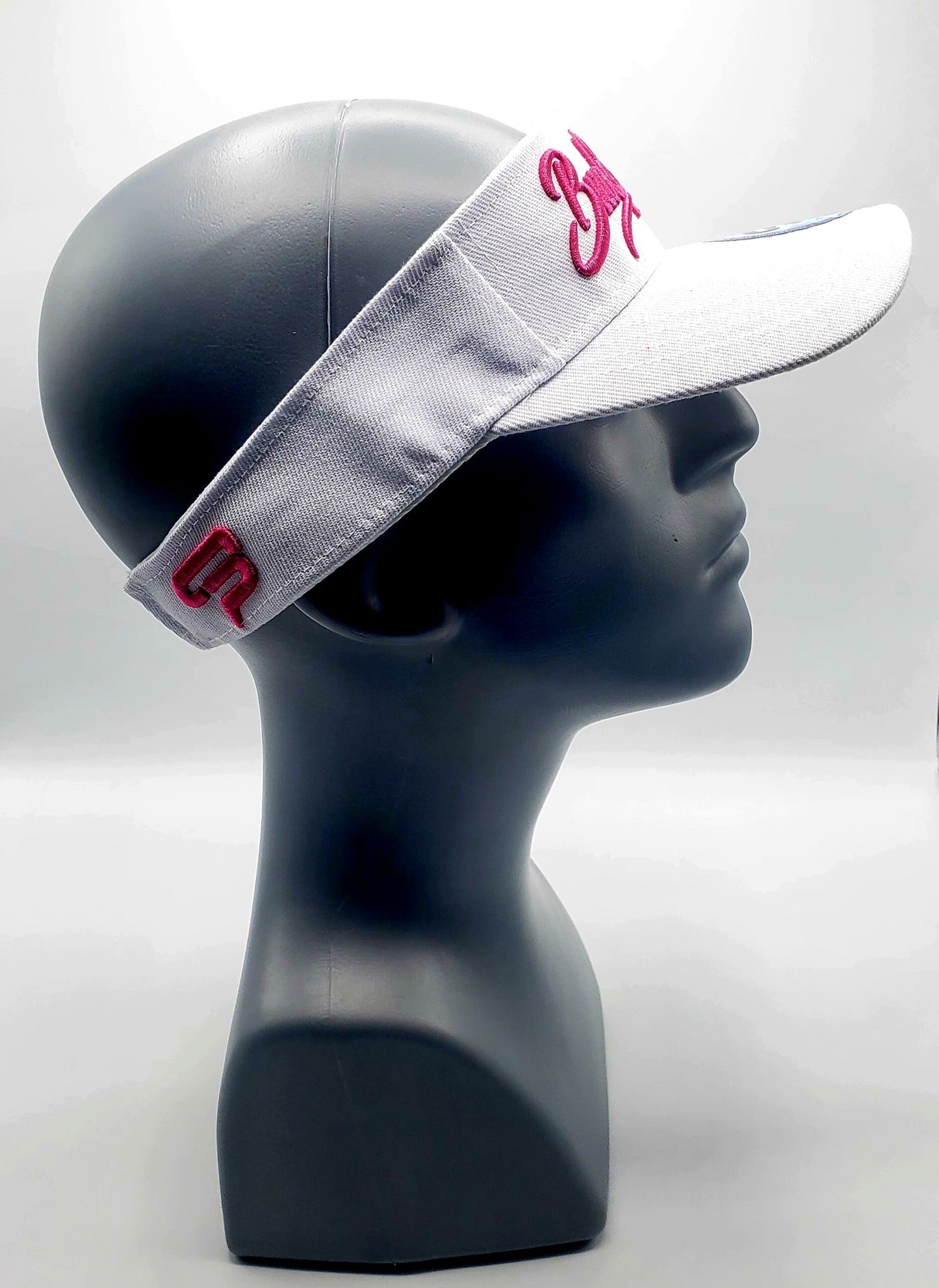 White and Fuchsia Series Visor image 1