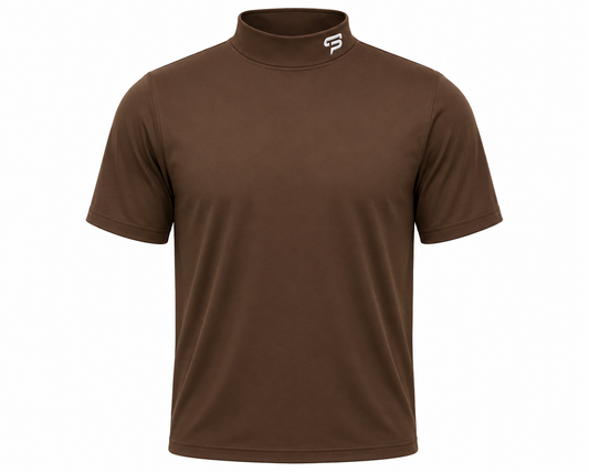 Chocolate Fade Mock Neck