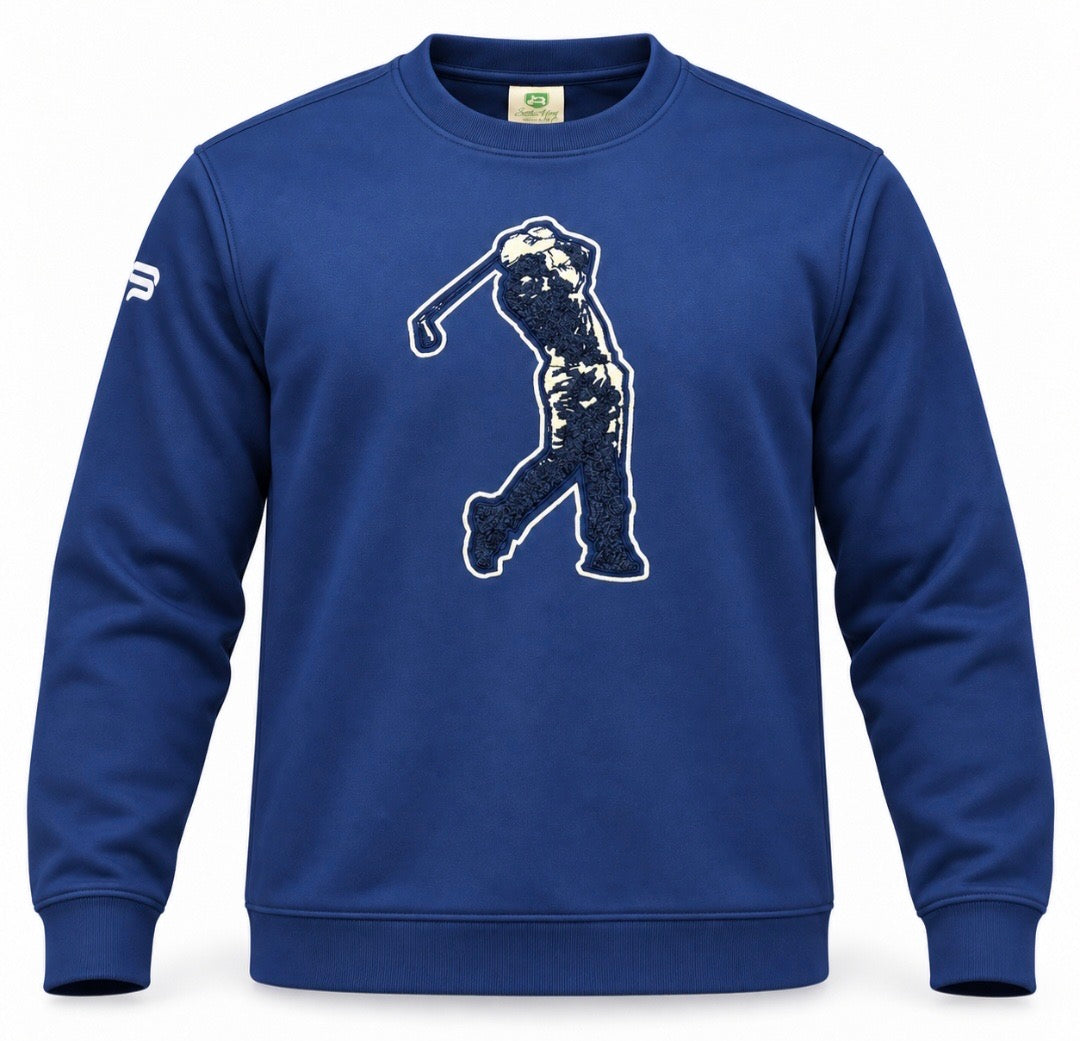 Bucka Fogey Man Navy Sweatshirt
