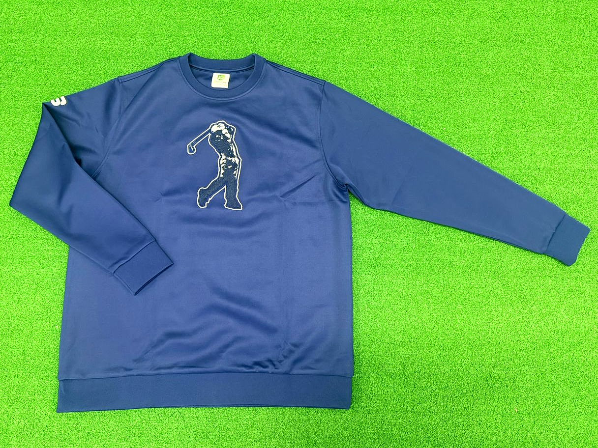 Bucka Fogey Man Navy Sweatshirt