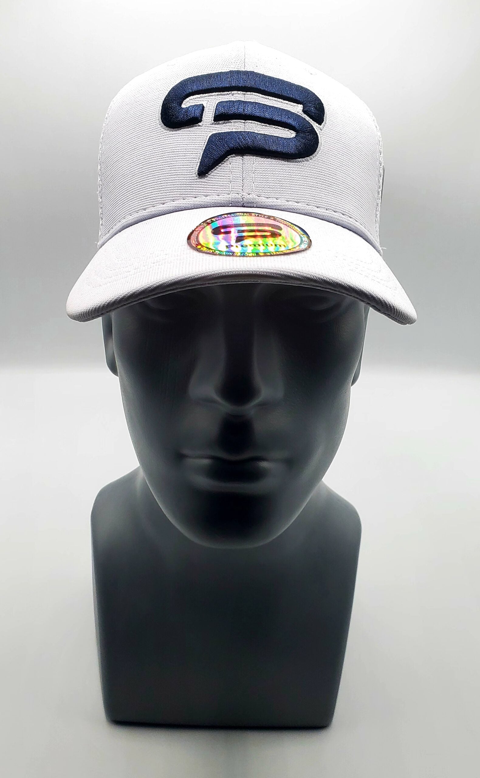 WHITE WITH NAVY 2K22 TRUCKER SNAPBACK image 0