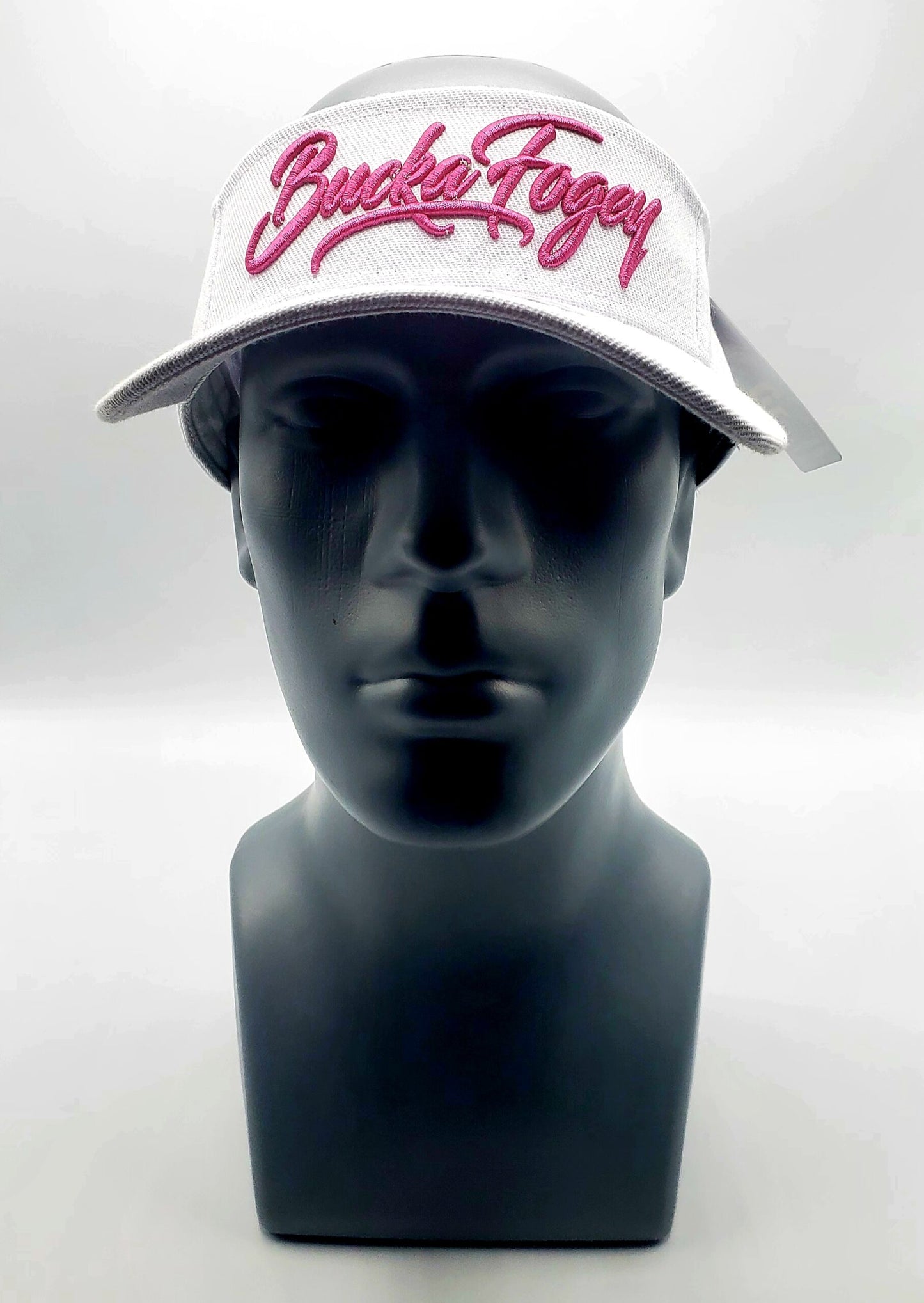 White and Fuchsia Series Visor image 0