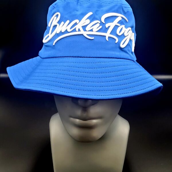 Royalty Blue And White Bucket Hat Bucka Fogey Sports